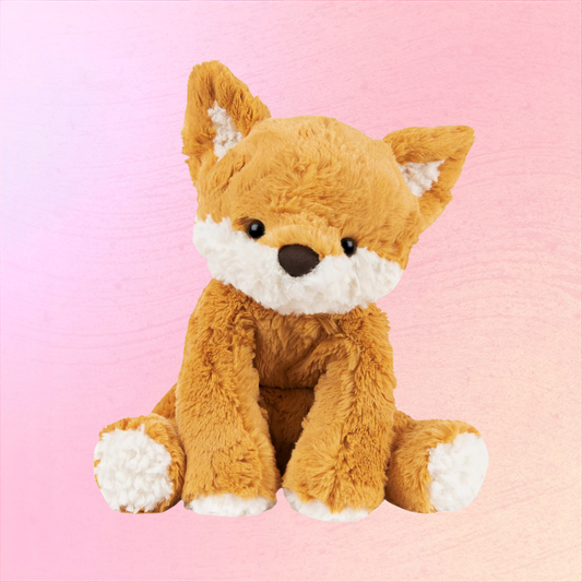 Soft Fox Plush Toy Cozy Nursery Gift Baby Snuggle Friend
