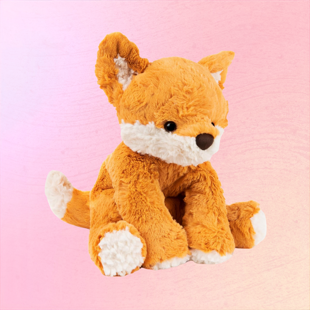 Soft Fox Plush Toy Cozy Nursery Gift Baby Snuggle Friend