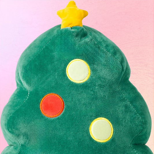 Soft Christmas Tree Plush Cushion For Cozy Sofas And Holiday Evenings