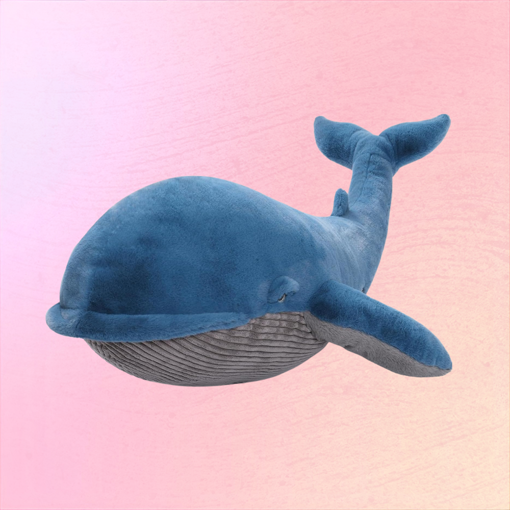 Blue Whale Plush Pillow For Playful Kids And Calm Ocean Lovers