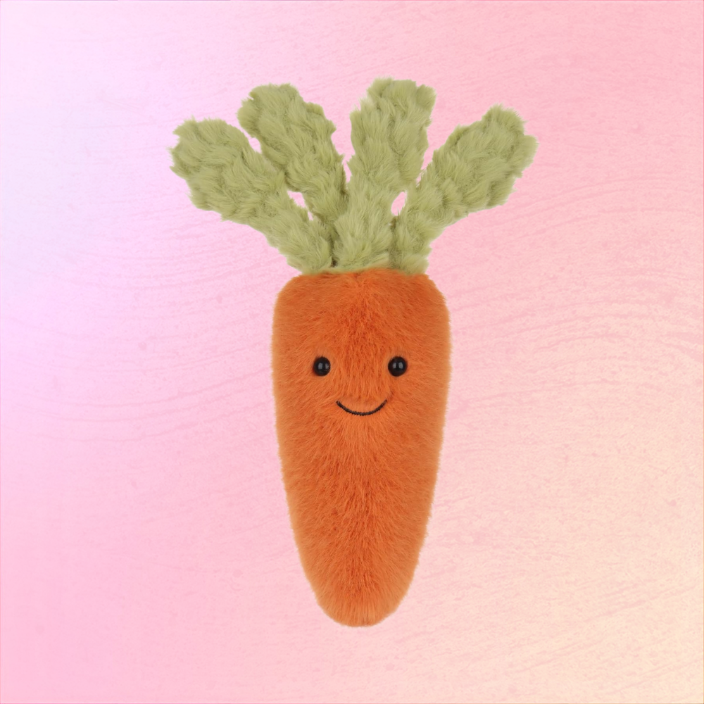 Fluffy Carrot Plush Toy For Kids And Everyday Cuddles