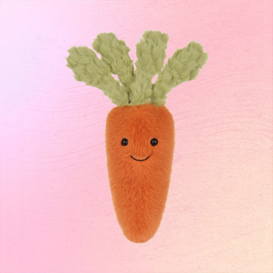 Fluffy Carrot Plush Toy For Kids And Everyday Cuddles