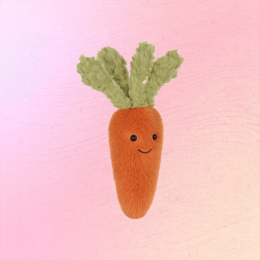Fluffy Carrot Plush Toy For Kids And Everyday Cuddles