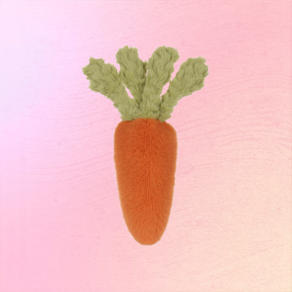 Fluffy Carrot Plush Toy For Kids And Everyday Cuddles