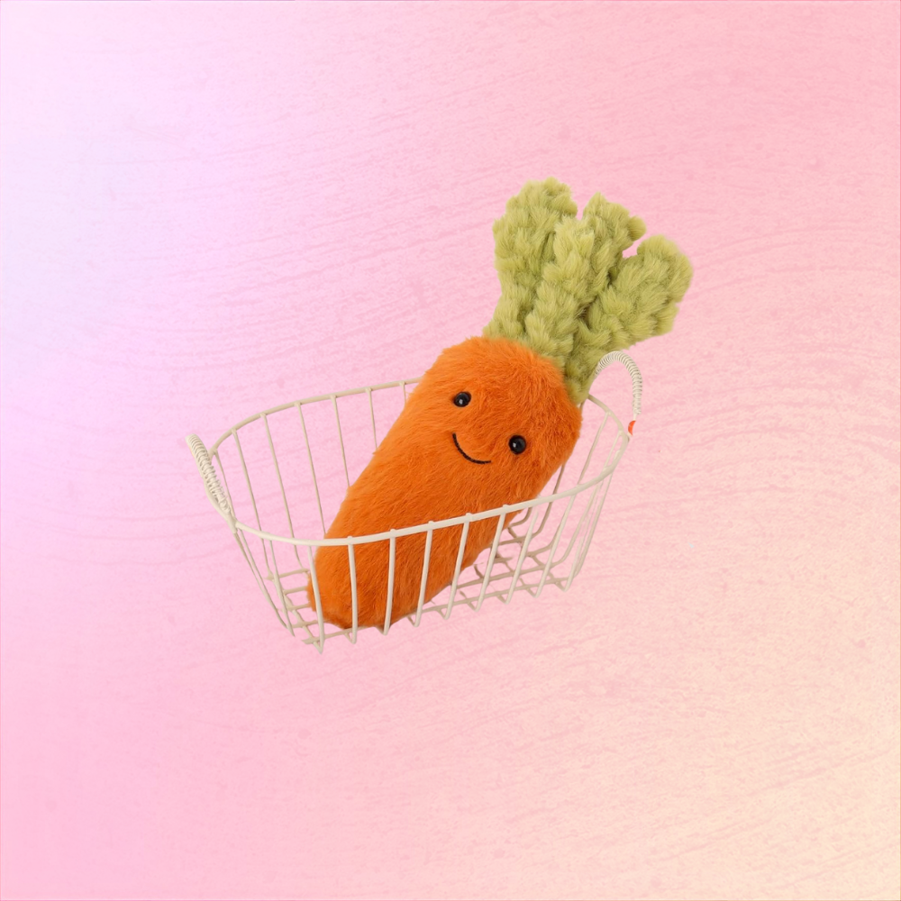Fluffy Carrot Plush Toy For Kids And Everyday Cuddles
