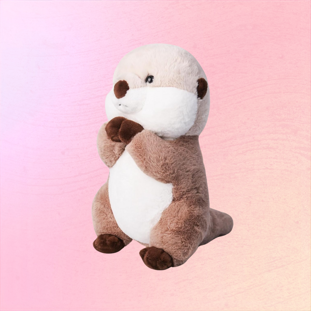 Soft Otter Plush Toy For Babies Cozy Cuddly Gift Stuffed Animal