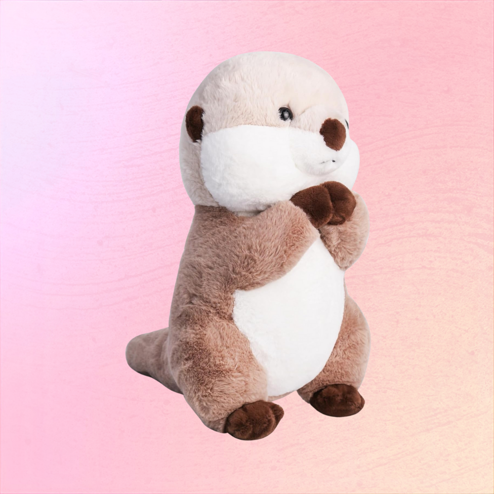 Soft Otter Plush Toy For Babies Cozy Cuddly Gift Stuffed Animal