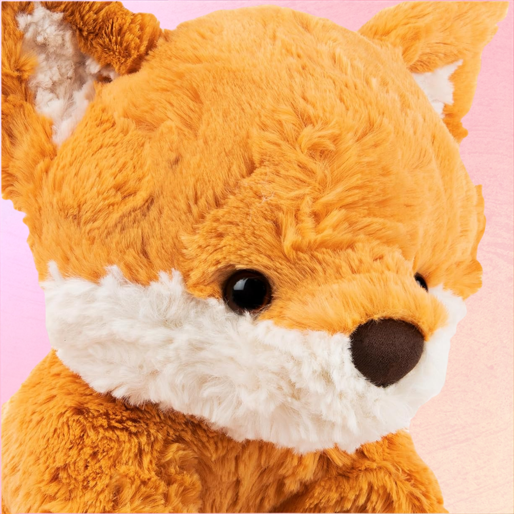 Soft Fox Plush Toy Cozy Nursery Gift Baby Snuggle Friend