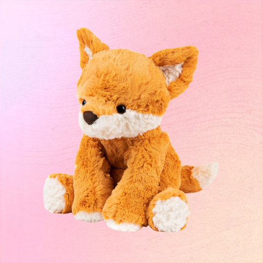 Soft Fox Plush Toy Cozy Nursery Gift Baby Snuggle Friend