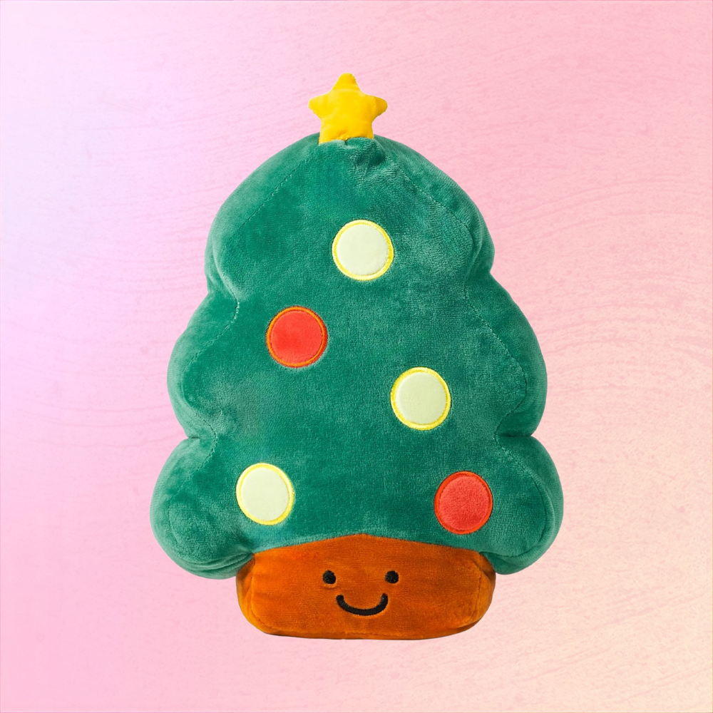 Soft Christmas Tree Plush Cushion For Cozy Sofas And Holiday Evenings