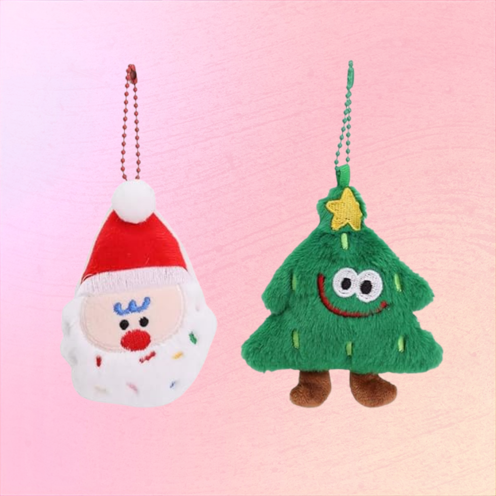Christmas Plush Keychain Set For Baby Gifts And Holiday Cheer