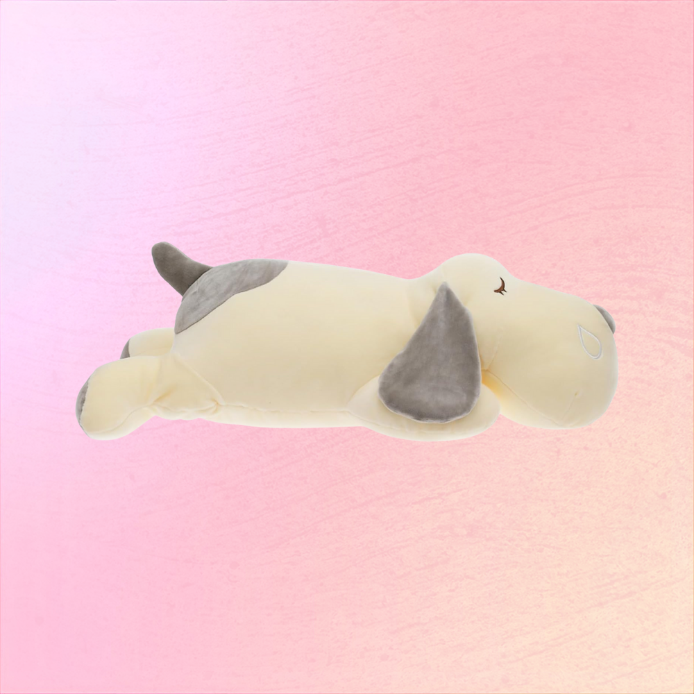 Sleepy Puppy Plush Pillow For Slow Days And Quiet Nights